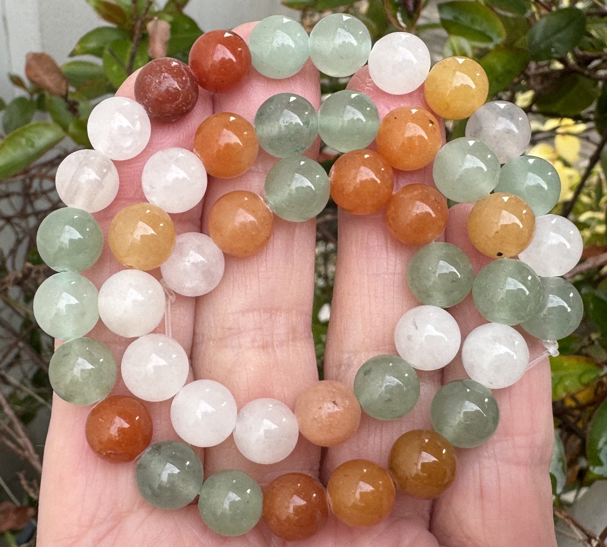 Mix Color Aventurine 8mm round natural gemstone beads 15" strand